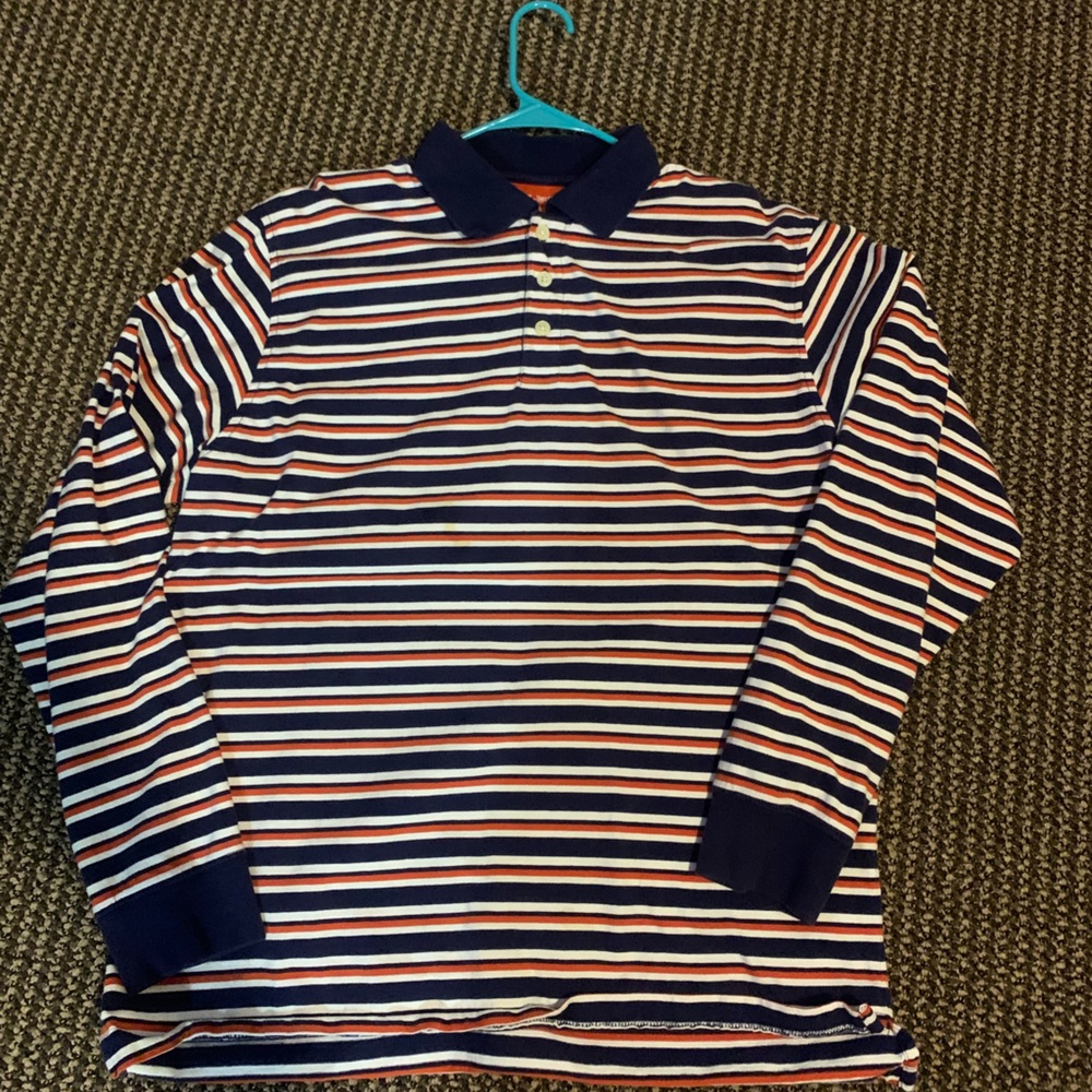 Striped Polo Tee Shirt
